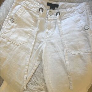 Sanctuary White Linen Pants